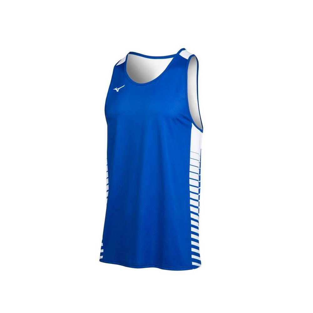 Mens Mizuno Team Tank Top Royal Philippines (WOTACZ396)